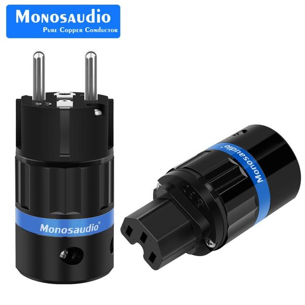 Адаптеры Monosaudio E104R/F104R Rhodium Pure Pure Mopper Power Power Plugc
