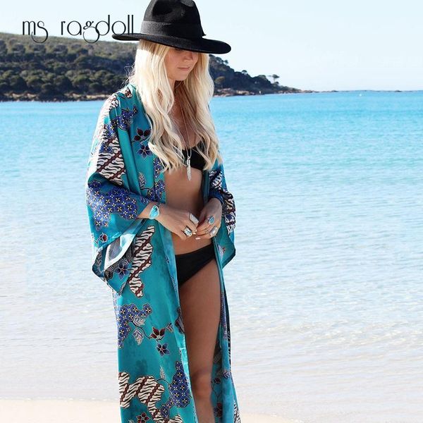 Sarongs Plus Size Chiffon Sexy Pareo Bademode Frauen Bikini Sommer Strand Cover Up Kleid Kaftan Robe De Plage Beachwear Tunika Badeanzug