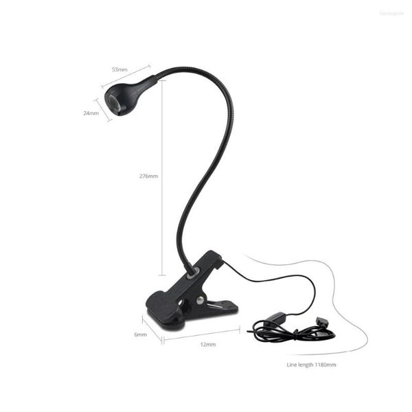 Tischlampen, Buchlicht, schwarzer Splitter, Schalter, Stromversorgung, keine Batterie erforderlich, Nachtlampe, Zuhause, Innenbereich, Kinder, Arbeitszimmer, Clip, LED-USB-Schreibtisch-Leselampen