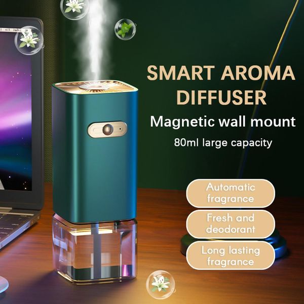 Eletrodomésticos Difusor de Aroma Casa Inteligente Umidificador de Ar Difusor de Óleo Essencial Máquina de Fragrância Cool Mist Maker Fogger Desodorante Purificador de Ar