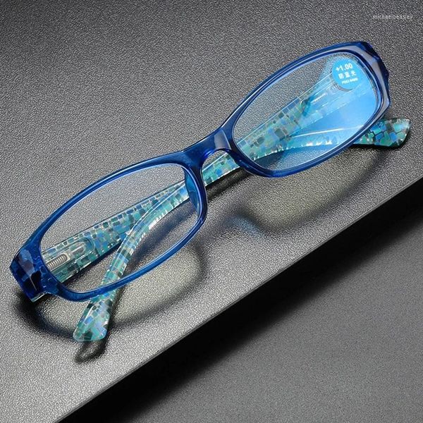 Óculos de sol Impressão de moda Anti-azu-azul Reading Glasses