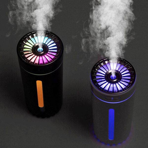 Elettrodomestici portatili da 300 ml di umorificatore ultrasonico USB Brewiner Air Mist Maker Fogger con diffusore colorato per aroma aromao a luce notturna a LED