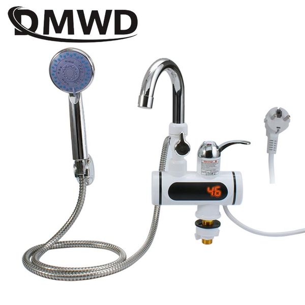 Aquecedores DMWD 3000W Display Display Instant Hot Water Heater Faucet Cozinha