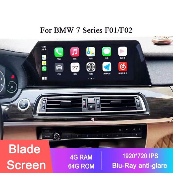 12,3 '' Car Rádio Android Multimedia Player para BMW 7 Series F01 F02 Apple WiFi 4G LTE CarPlay Auto Stereo GPS Navegação