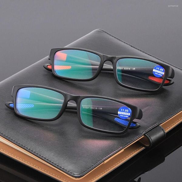 Sonnenbrille Anti Blaues Licht Lesebrille Für Männer Frauen Flexible TR90 Sport Presbyopie Brillen Augenschutz Leser Brillen