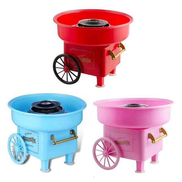 Prozessoren Trolley Cotton Candy Machine Fashion Mini Candy Floss Maker Hausgebrauch Hausgebrauch