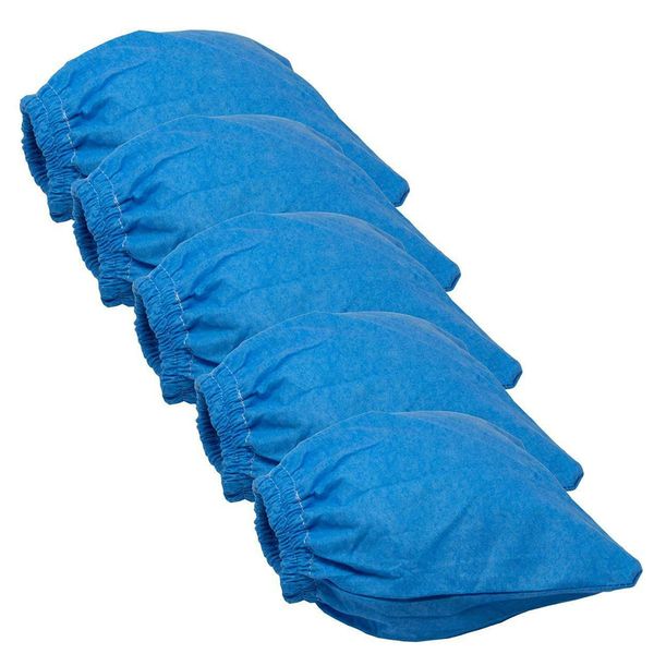 Мешки для мусора 5pcs Текстиль 132x128x43 см. Синий для Parkside Wet Dry Dry Vacuum Filter P230512