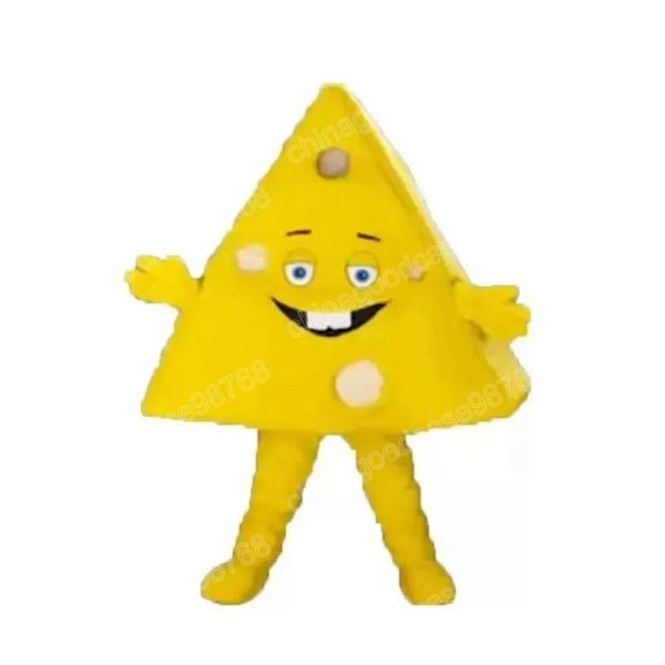 Mascotte di formaggio performance costume di halloween natalizio abito da festa fantasia vestito da cartone animato abito carnival unisex adulti outfit