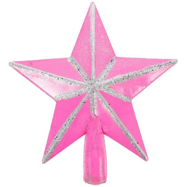 Decoraciones navideñas 1pc Tree Tops Star Decorativo Po Prop Decoración para fiesta # h10