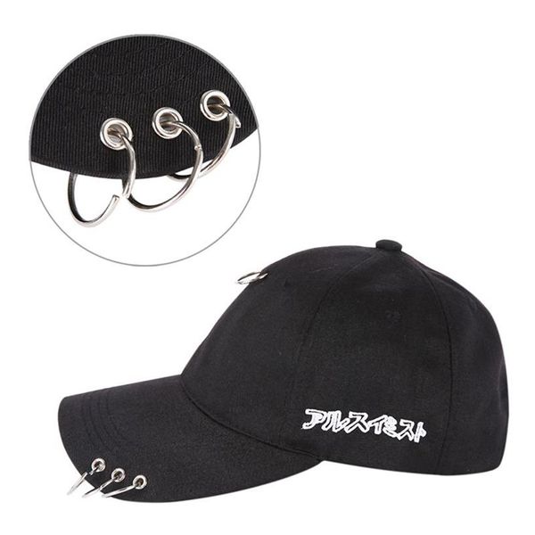 2020 GD mismo estilo con un anillo gorra Clip anillo bordado algodón Unisex Snapback Hip Hop sombrero béisbol gorra de béisbol 230y