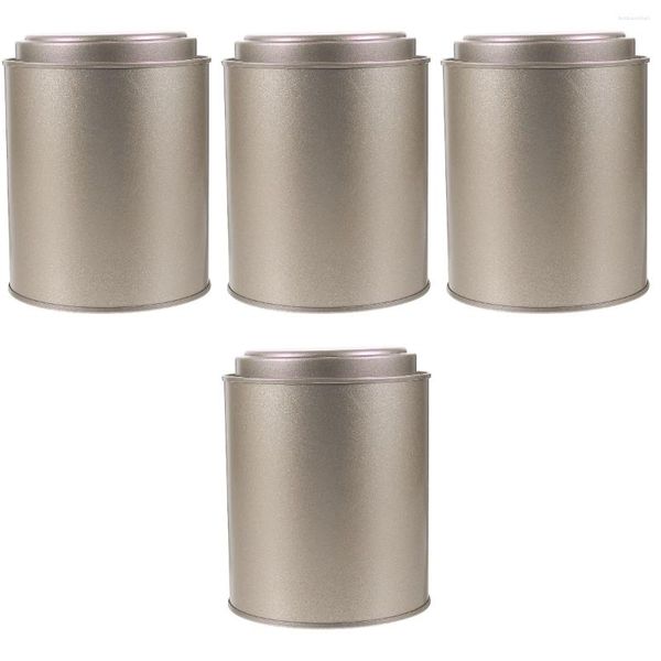 Garrafas de armazenamento 4 PCs Farinha Recipientes de açúcar Ornament Kitchen Cartings Desenou