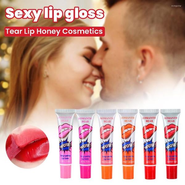 Lip Gloss Mild Peel Off Maschera impermeabile colorata per donne ragazze