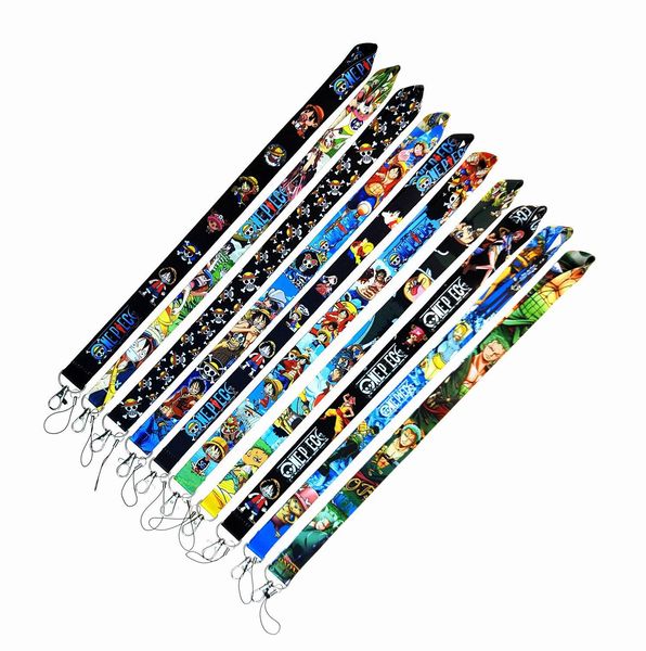 Designer Keychain Anime One Piece Cartoon Gregoni divertenti per Chiave Card Card Cell Celfone Strap Badge Holder Rope Rope Chain Chain Dhgate Dhgate