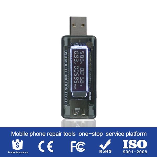 Set di utensili manuali professionali Sunshine SS-302A QC 4.0 LCD USB Tester Caricabatterie Rilevatore di carica di tensione di corrente Voltmetro di alimentazione mobile Amperometro