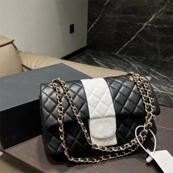 Bolsa de ombro de designer de luxo clássica mais recente cor para mulheres bolsas de ombro em corrente Bolsa de diamante de diamante