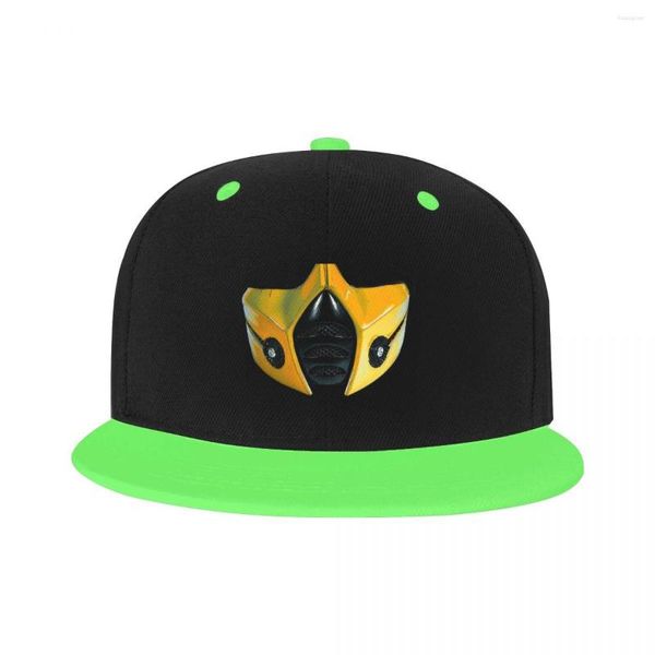 Ball Caps Punk Scorpio Warrior Mortal Kombat Hip Hop Baseball Cap Summer Game Mkx Liu Kang Flat Skateboard Snapback Hape Hat