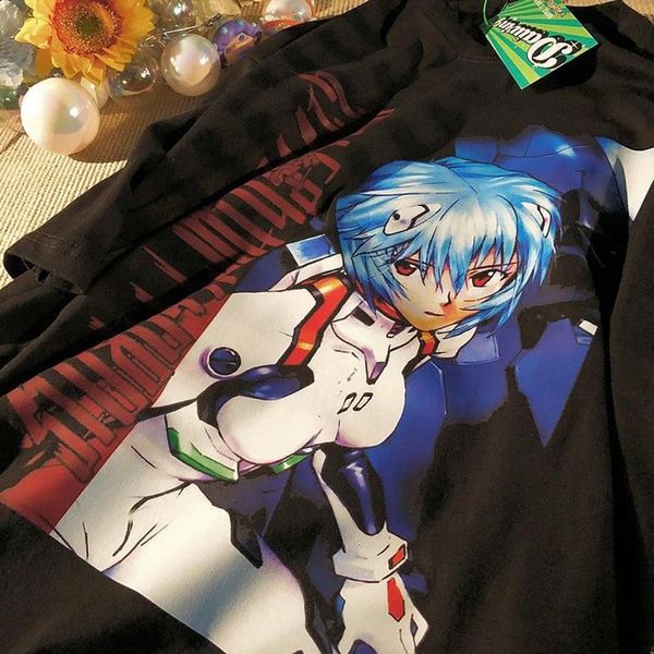 T-shirt Anime Japanese T Camisetas mulheres tops grandes roupas de rua de tamanho curto