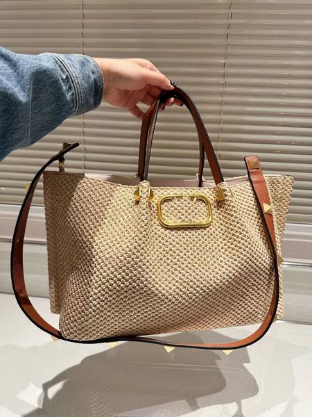 Frauen Einkaufstasche Marke Designer Handtasche Gewebte Einkaufstasche Weibliche Totes Mode Taschen Damen Damen Handtaschen Geldbörsen