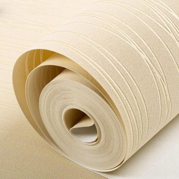 Adesivos de parede, papel de parede simples papel de parede moderno que cobre papel de parede para decoração de sala de estar adesivo de rolo de decoração