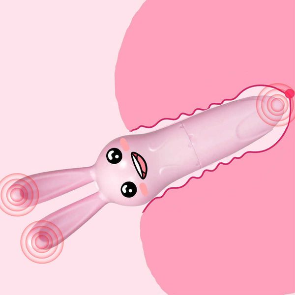 Rabbit Vibrator Woman Masturbation Clitoris Estimulação Branco CLIPPER MINI AV OGO PACK Game