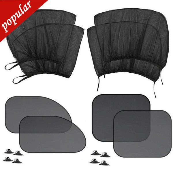 New Car Sun Shade Front / Rear Side Window UV Sun Prevenire il sole Blocker Cover Ombra Mesh Car Window Shades for Child Baby Camping