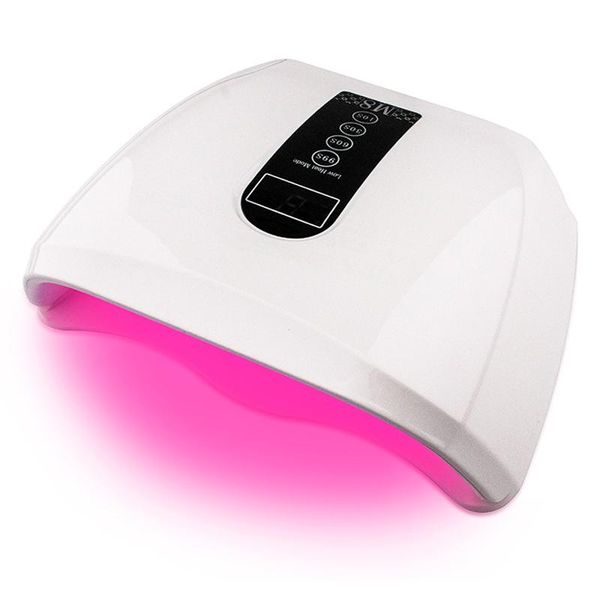 Nageltrockner 96W Rot Dual UV-Licht-Lampen-Trockner Gel 48LEDs Maniküre-Polnisch-Maschine für schnell trocknende Kunstwerkzeuge