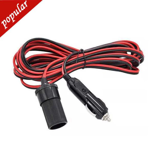 Новый кабель 12 В 10a Car Sigarette Extension Cable 2M/5 млн. Мужская штепсель для женского розетка Удлиняющая канальная машина интерьер