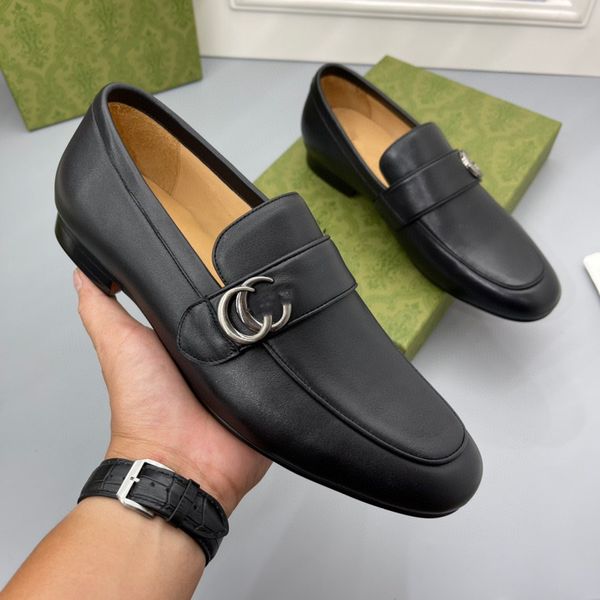 11Model Luxuriöse hochwertige Herrenschuhe, modische Freizeitschuhe für Herren, spitze Oxford-Hochzeits-Leder-Designer-Kleiderschuhe für Herren, Gentleman-Büroschuhe