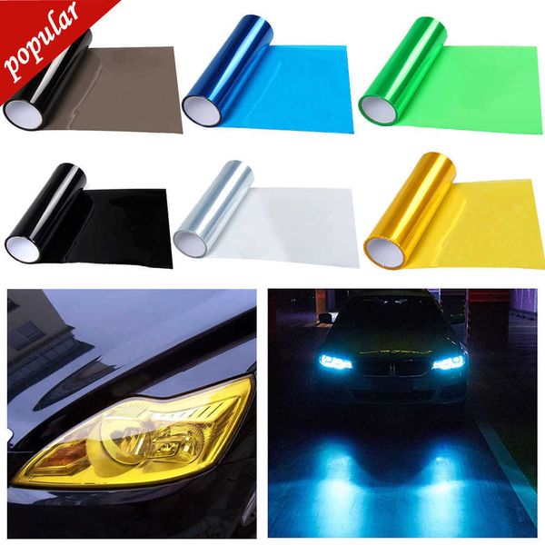 Nuovo 30x60 cm Universal Car Light Fari Pellicola Protettiva Pellicola Del Vinile Sticker Auto Faro Fanale Posteriore Tinta Foglio di Vinile Adesivo