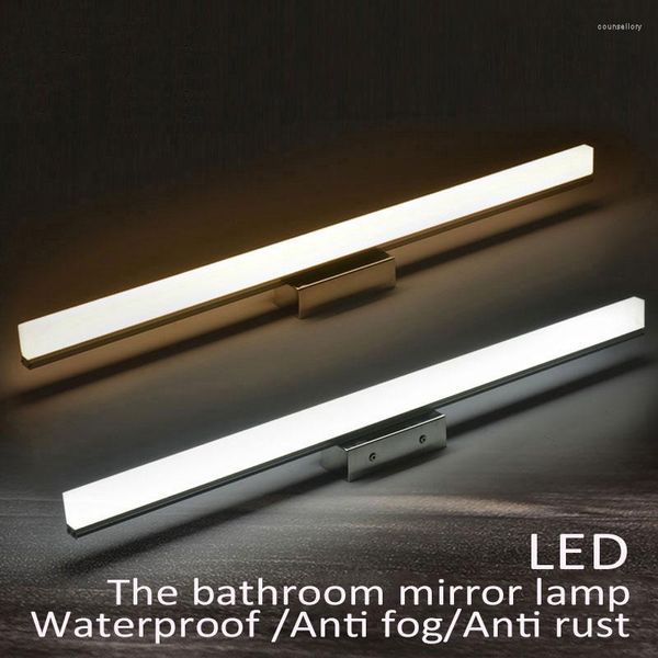 Duvar lambaları Yüksek kaliteli 7W 10W LED Ayna Ön Işıklar 40/60cm Dresser Modern Kısa Banyo Lambası