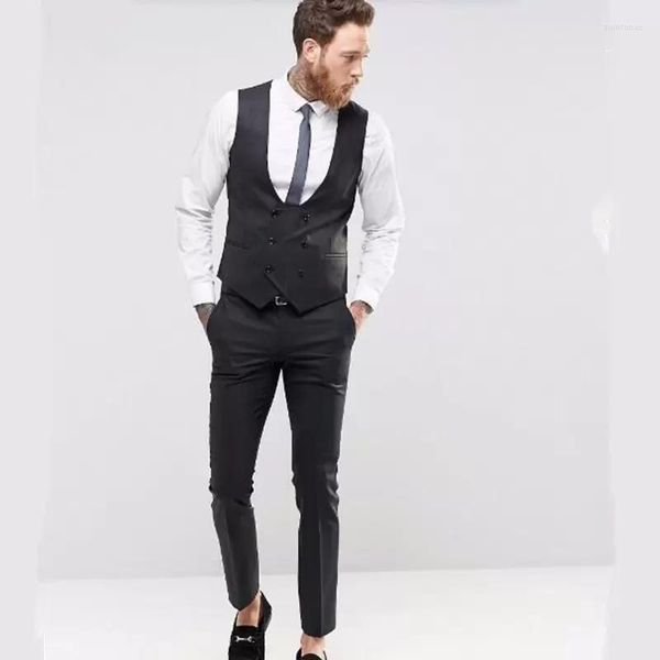 Gilet da uomo Gilet doppiopetto Fashion Groom Tuxedo Abito da sposo da sposa di alta qualità