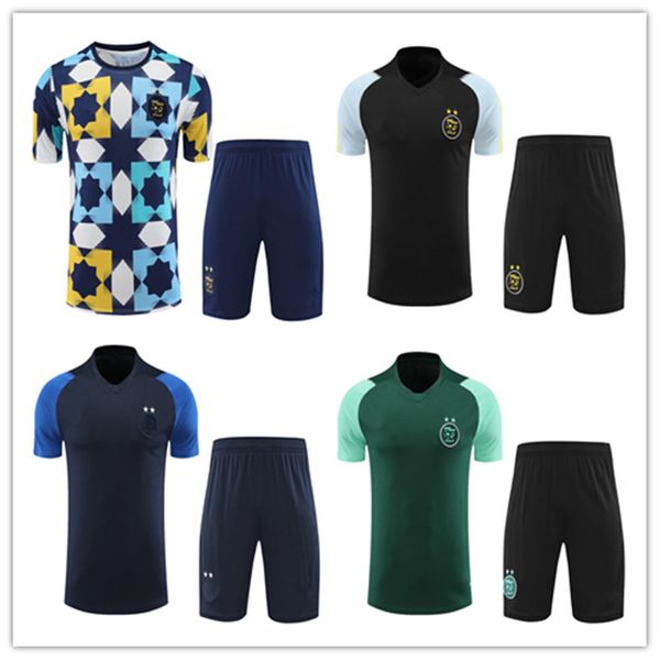 2023 2024 Argélia Argelie Men e Kids Soccer Jerseys Polos Futebol Treinamento Treinamento de traje curto Kit de shorts de manga curta 23 24