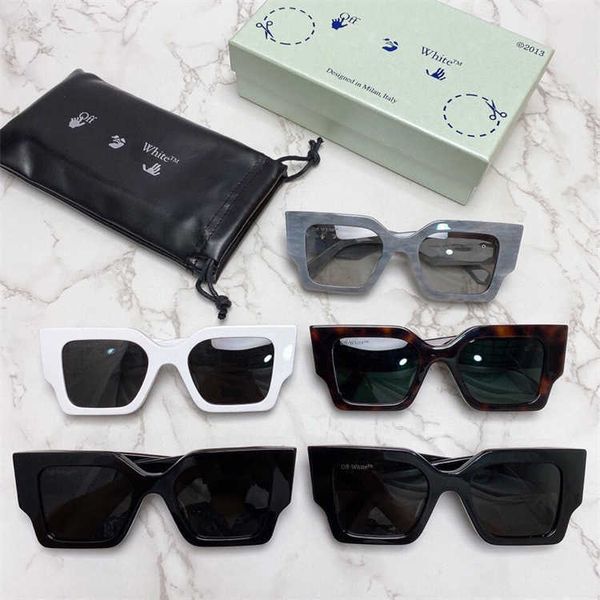 Moda Off W Glasses Luxury 23 New Men's Ow Box OERI003 com logotipo