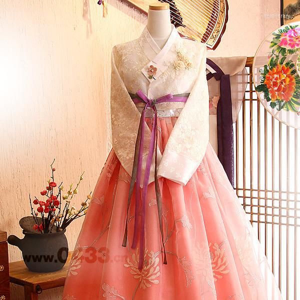Roupas étnicas Senhoras Hanbok coreano Original importou Fabric Weddal Wedding Toast Banquet Dress