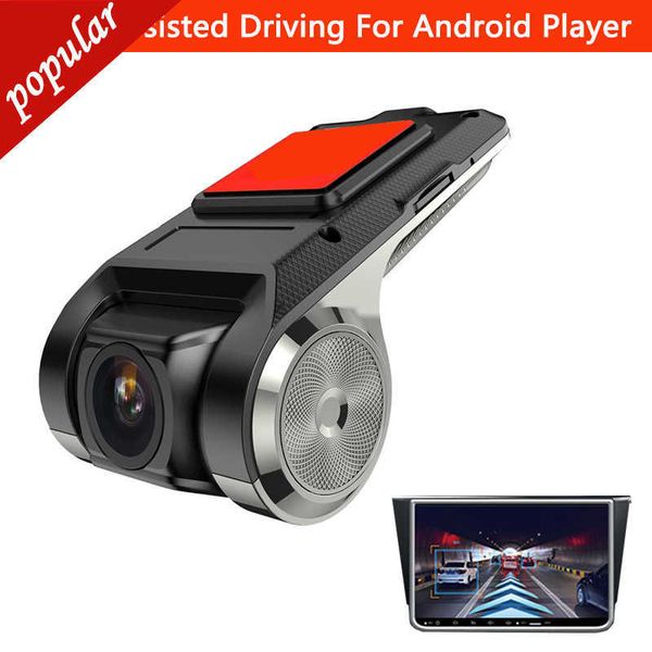 Neue ADAS Auto DVR Für Android Player Navigation Full HD Auto DVR USB Dash Cam Nachtsicht Fahren Recorder Auto audio Voice Alarm