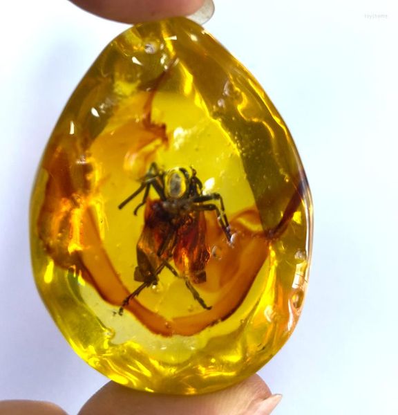 Kolye Kolye 36.33G 25 42 55mm Doğal Meksika Amber Balmumu Boncuk Sertifikası