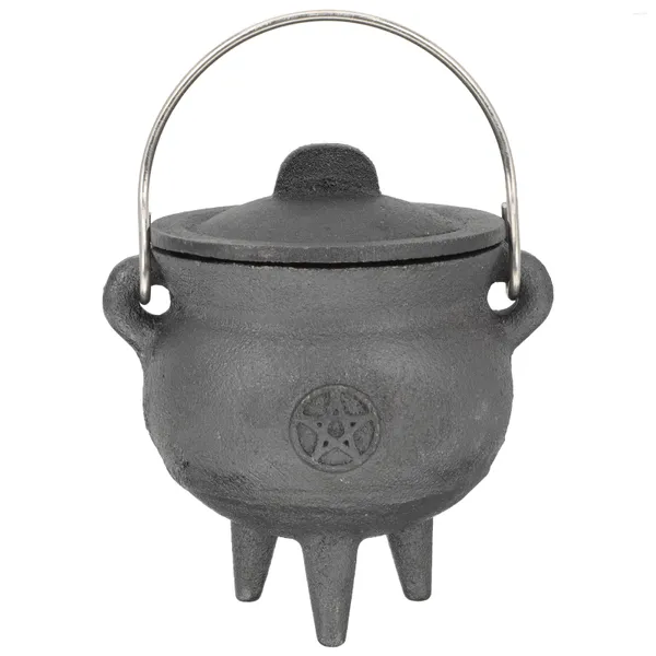 Tovagliette Black Witch Cauldron Decor Decorazioni di Halloween Portacaramelle Pot Wizard Party Tool Giocattoli Ciotola