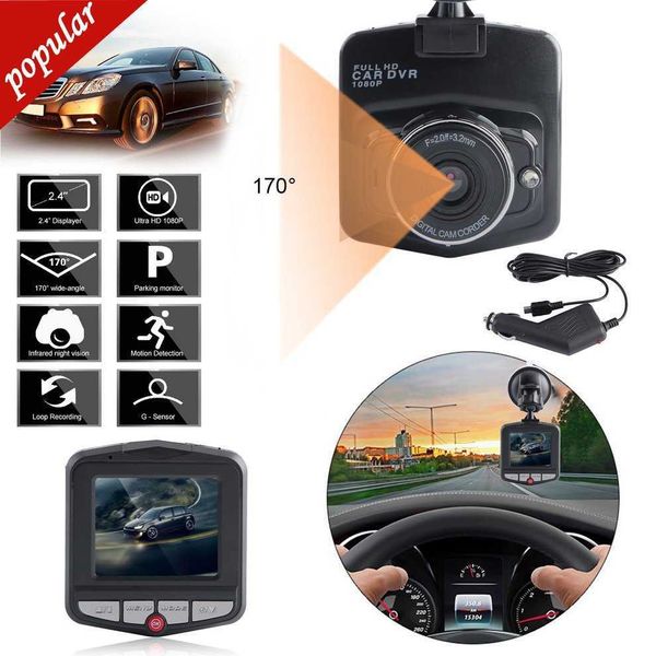 NOVA UNIVERSAL 2,4 polegadas Full HD Lens 1080p Car Câmerada Automática DVR Câmera de Vídeo Câmera Video Recorder Dash Cam G-Sensor