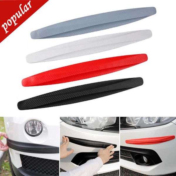 Nuovo 2 PZ Gomma Anti-Collisione Paraurti Auto Protector Corner Guard Anti-Graffio Strisce Adesivo Protezione Corpo Stampaggio Mantovana Mento