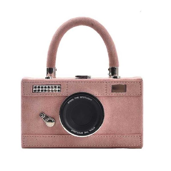 Divertenti borse a tracolla da donna a tracolla Scatola in pelle Messenge Luxury Pu Fashion Camera Catene da donna Design piccole borse chic