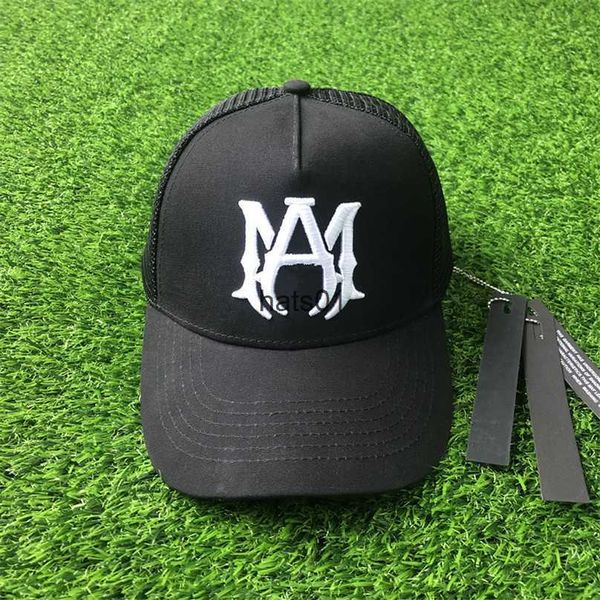 2024 hohe Qualität Schnelle Männer und Frauen Passing Brothers Amirs Baseball Kappe Stickerei Tier Schwarz Sonnenhut Mesh Trucker Hüte
