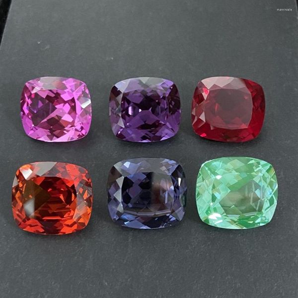 Pedras preciosas 18x20mm 30cts Grande tamanho 5A qualidade de almofada de corundum de qualidade Cut Ruby Sapphire Padma Peda