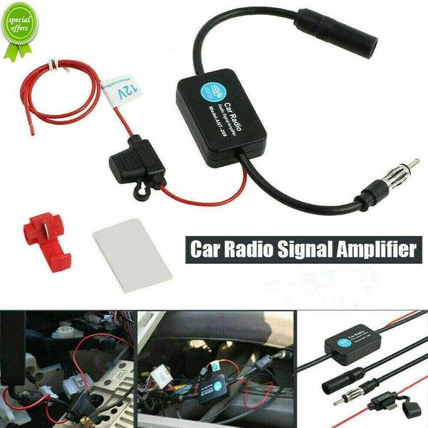 Nuovo segnale amplificatore antenna FM per auto per Mercedes Volvo per connettore Ford Fakra Booster 12v