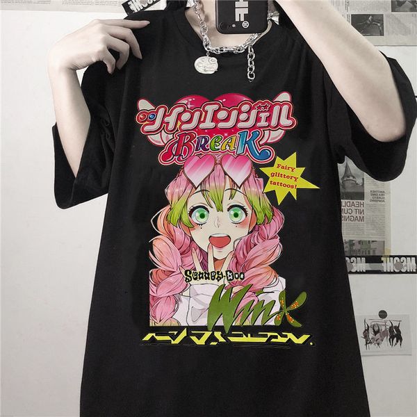 T-shirt da donna Mikan Tsumiki Cartoon Anime Kawaii Sweet Girls Giappone Streetwear Harajuku Top casual Ulzzang Vintage E-Girl Summer Women T-shirt 230515