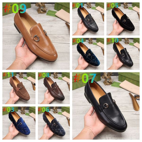 Top Luxury Brand Party Shoe Men Elegant Coiffeur Designer Loafers Итальянская модная обувь для свадебных туфель