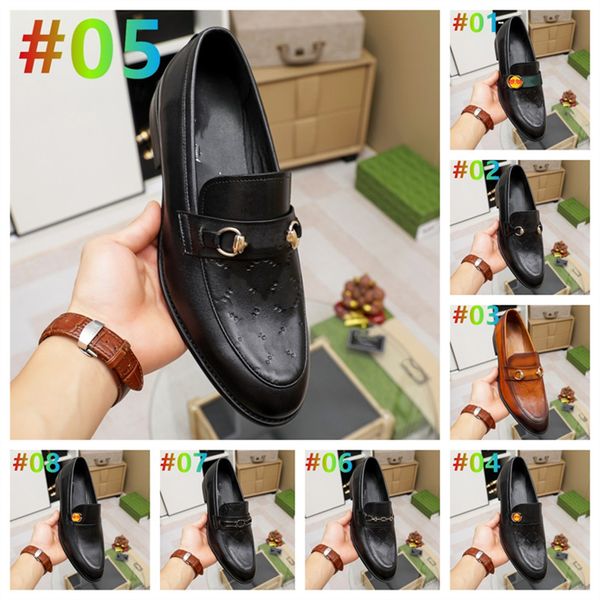 Neue männer Kleid Schuhe Mode Bräutigam Hochzeit Schuhe Formale Echtes Leder Oxfords Männer Marke Business Casual Faulenzer 6,5-12