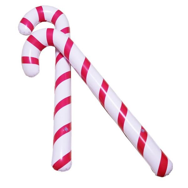 Noel Süslemeleri Şişme Şeker Boşlukları Lollipop Balon Dekorasyon Ev Noel Noelleri için Dekorasyon Navidad Çocuk Hediye Toychristmas