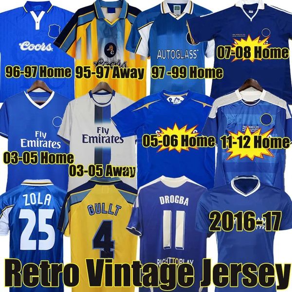 CFC Drogba 2011 Torres Retro Soccer Jerseys Lampard 12 13 Final 96 97 99 82 85 87 90 CLENT CLASS CLAY VINTAGE 03 05