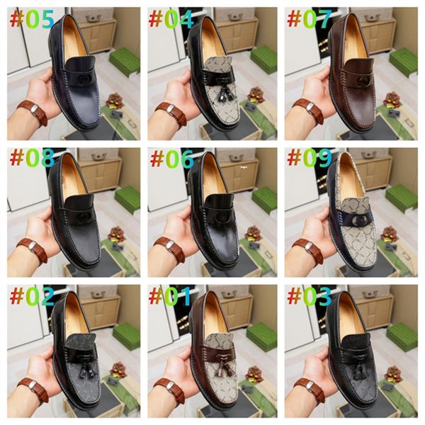 2023 Parti Ayakkabı Erkekleri Zarif coiffeur tasarımcı loafers İtalyan moda erkek ayakkabıları gelinlik ayakkabıları erkekler resmi lüks markalar ayakkabi iwe boyutu 38-45
