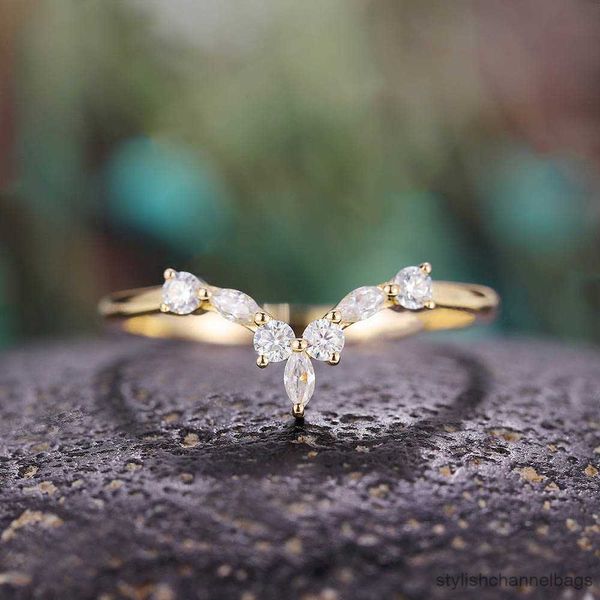 Ringas de banda Novo anéis de noiva de chegada para a cerimônia de casamento da festa de design, anel de design com pedra deslumbrante de pedra de boa qualidade